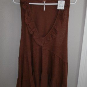 Free People, Ruffle Tank Tunic, L